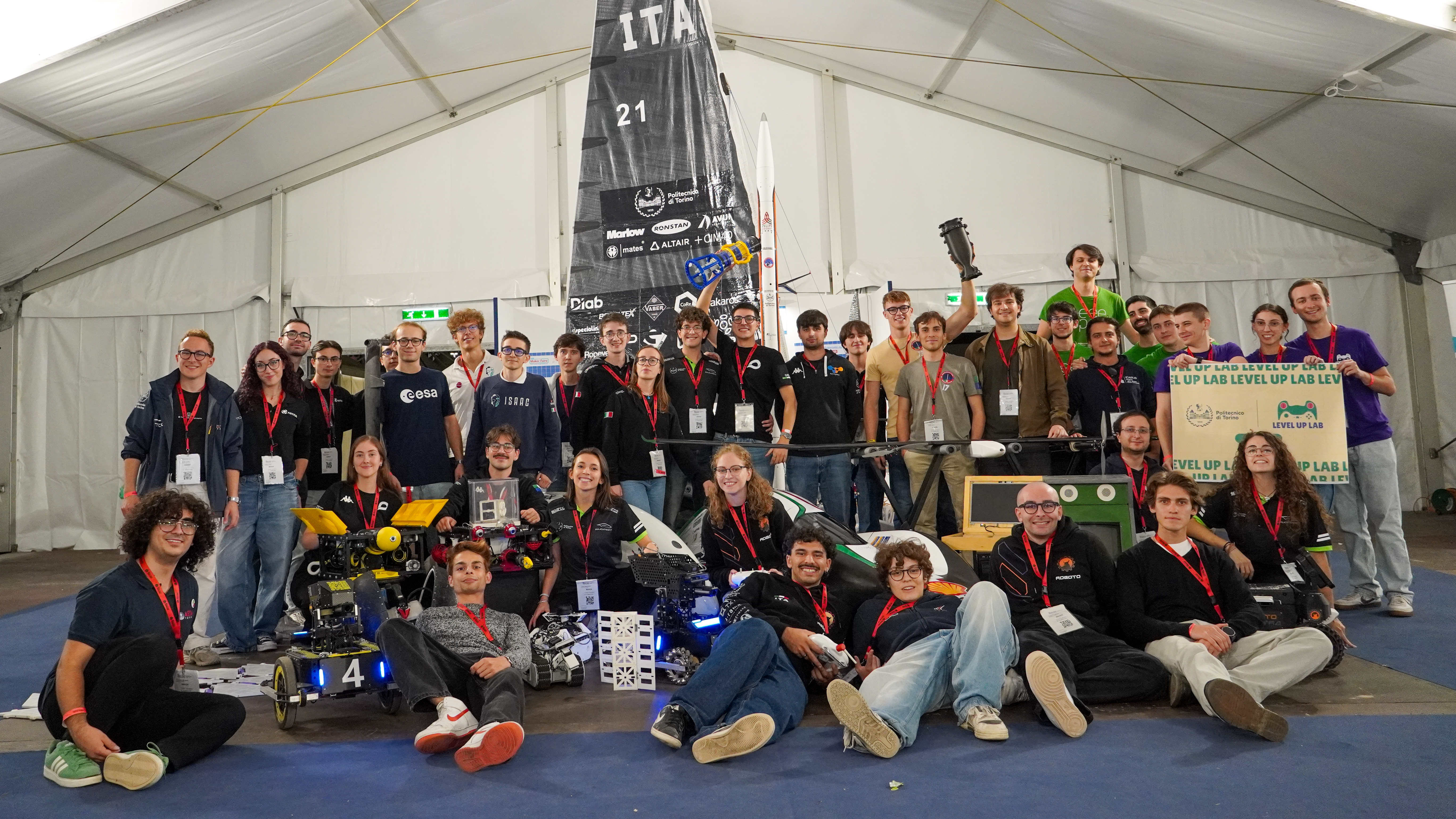 Team at Maker Faire Rome